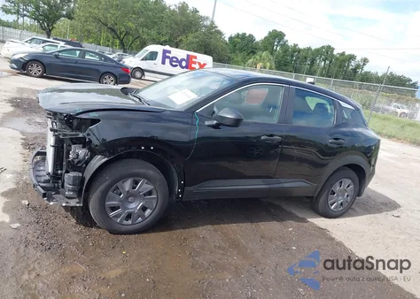 2025 Nissan Kicks S из США, поврежденный, VIN 3N8AP6BA4SL320683